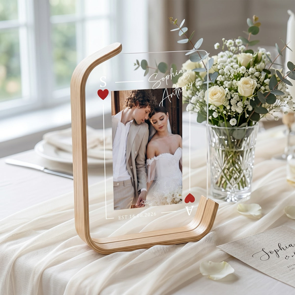 Personalized acrylic photo keepsake