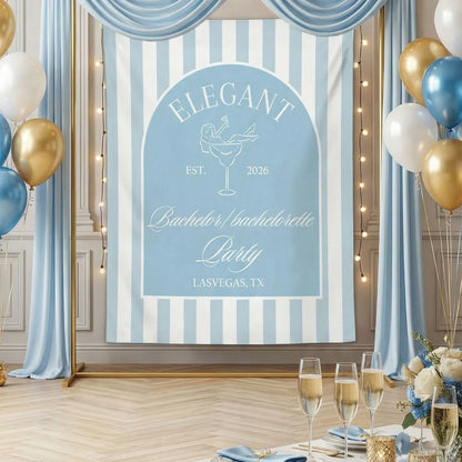 Bachelorette Party Backdrop Personalized Custom Name Bachelorette Banner Bridal Party Photo Backdrop