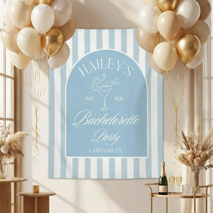 Bachelorette Party Backdrop Personalized Custom Name Bachelorette Banner Bridal Party Photo Backdrop