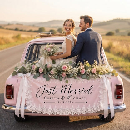 Custom Lace Wedding Welcome Sign, Personalized Lace Wedding Sign, Rustic Lace Sign