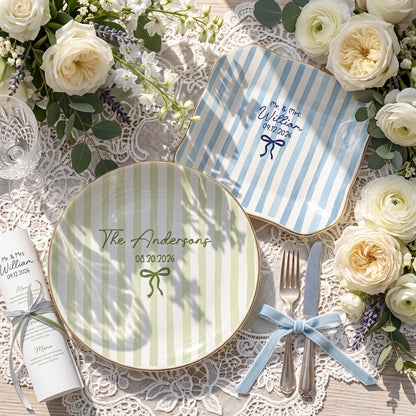 Personalized Locked Ring Dish Wedding Gift for Couple