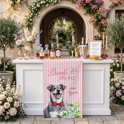 Custom Pet Signature Cocktail, Dog Custom Drink Sign, Pet Bar Menu Sign (Copy)