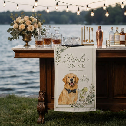 Custom Pet Signature Cocktail, Personalized Dog Custom Drink Sign, Pet Bar Menu Sign For Decoration