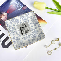 Personalised Photo Trinket Dish, Custom Jewelry Ring Dish, Ceramic Trinket Tray for Birthday, Anniversary (Copy)