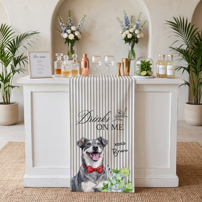 Custom Pet Signature Cocktail, Dog Custom Drink Sign, Pet Bar Menu Sign (Copy)