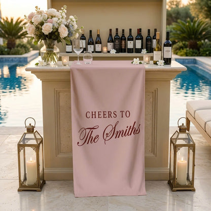 Personalized Cocktail Bar Sign, Wedding Cocktails Bar Banner, Signature Drink Wedding Sign