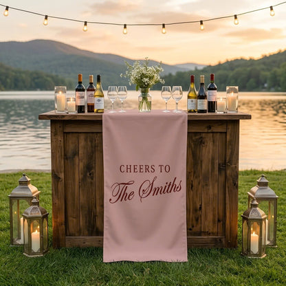 Personalized Cocktail Bar Sign, Wedding Cocktails Bar Banner, Signature Drink Wedding Sign